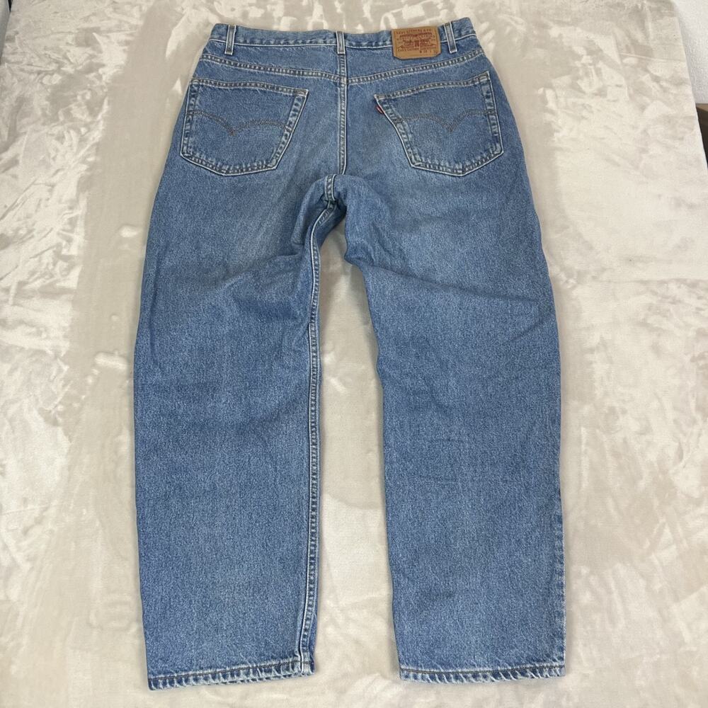 VTG Levis Mens 38x30 Blue Denim Relaxed Straight Leg Cotton Workwear Y2K Grunge